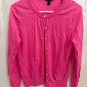 J.Crew Women’s Cardigan Sweater | Size M | Hot Pink